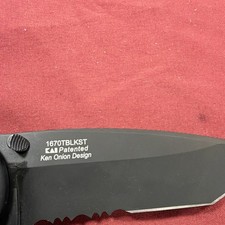 Kershaw Blur 1670TBLKST Pocketknife Tanto Combo Blade Aluminum Black Assisted