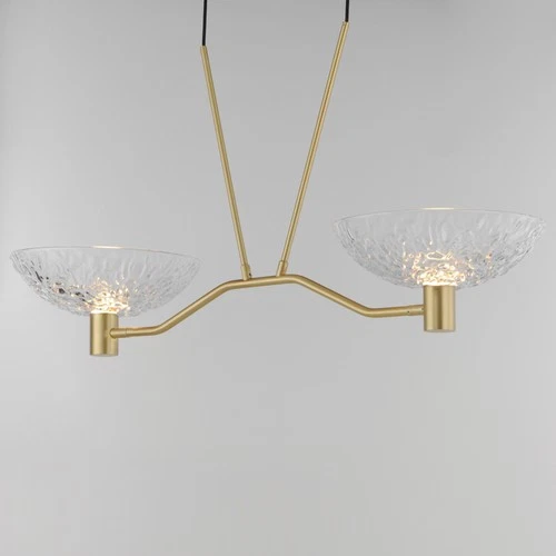 Maxim 24982TC Metropolis 12"W LED Multi Light Pendant - Brass - Picture 3 of 4