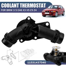 Thermostat + Housing For BMW E46 E39 E60 E61 X3 X5 Z3 Z4 2.2 2.5 3.0 11530139877