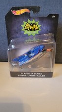 HOT WHEELS BATMAN CLASSIC TV SERIES BATBOAT WITH TRAILER 2015