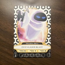 DISNEY SORCERERS OF THE MAGIC KINGDOM EVE’S LASER BLAST #5 TRADING CARD