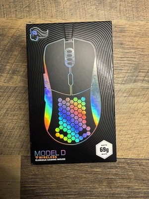 Glorious PC Gaming Race Model D Wireless Gaming Mouse - Matte White