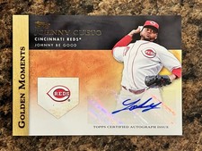 Johnny Cueto 2012 Topps Golden Moments Autographs #GMA-JC AU