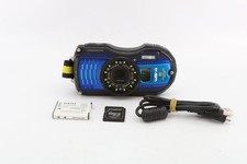   Near Mint  Ricoh WG-4 GPS Compact Digital Camera Blue