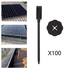 100PCS Solar Panel Bird Guard Fastener Clips for Weld Mesh Pigeon Bird Proofing