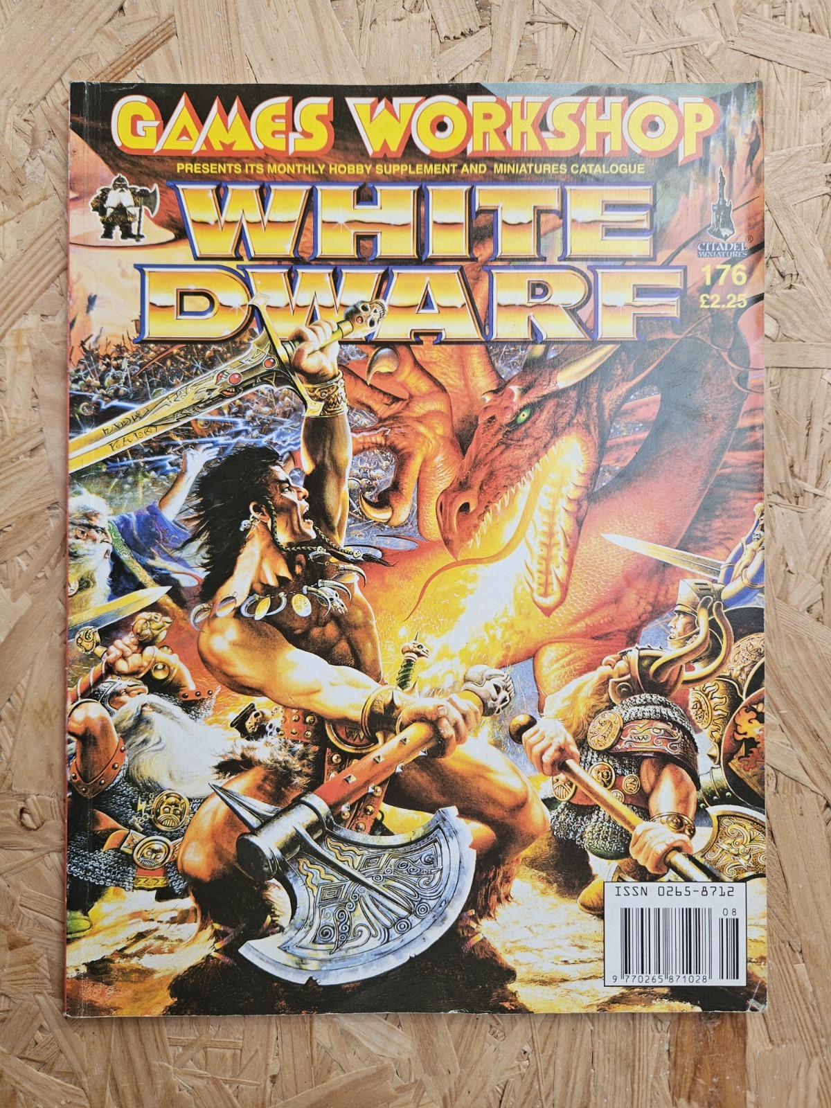 Warhammer White Dwarf Issue 176 August 1994 Ork Characters Games Day