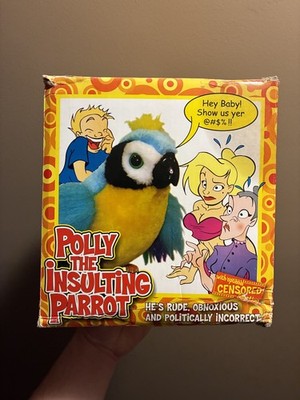 Playmaker Toys Polly the Insulting Parrot Rare Orange Edition