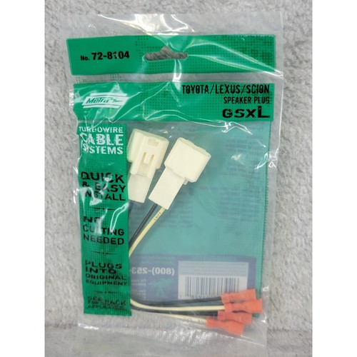 Metra 72-8104 Toyota Lexus Scion Speaker Plug Harness Turbowire Cable Systems