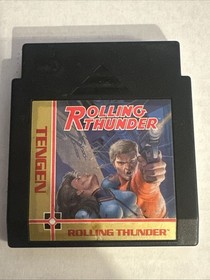 Rolling Thunder- Game Cart (NES, 1989 Tengen) TESTED