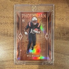 2025 Panini Phoenix Phoenician Rookie Hologram Kyle Williams #25 Patriots