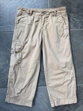 Vintage Polo Jeans Co Ralph Lauren Cargo Capri Pants Y2K Distressed Women 4