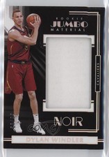 2019-20 Panini Noir Rookie Jumbo Material 28/99 Dylan Windler #RJ-DWD 0s5s