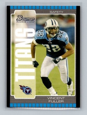 Vincent Fuller 2005 Bowman Rookie #228 Tennessee Titans