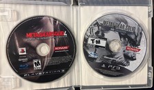 Metal Gear Solid HD Collection and Metal Gear Solid 4 PS3 Tested and Clean MGS