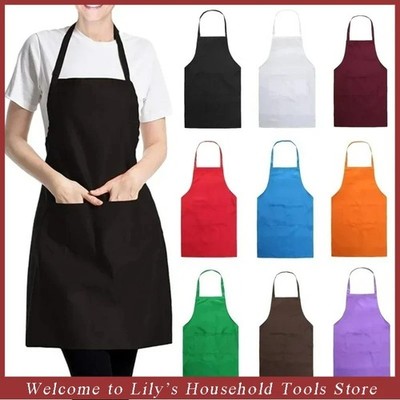 Unisex Küchenschürze Kochen Backen BBQ Koch Gastronomie Einfache Schürze UK