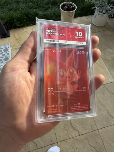 Victini 172/086 White Flare Rare ACE 10 GEM MINT Pokemon TCG