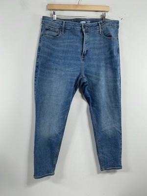 Womans Excellent Cond.  Old Navy Rock Star Super Skinny Blue Jeans 16 S 0068/X-2