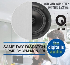 Details About Q Acoustics Qi65cb 6 5 Q Install Stereo High Quality Ceiling Speakers