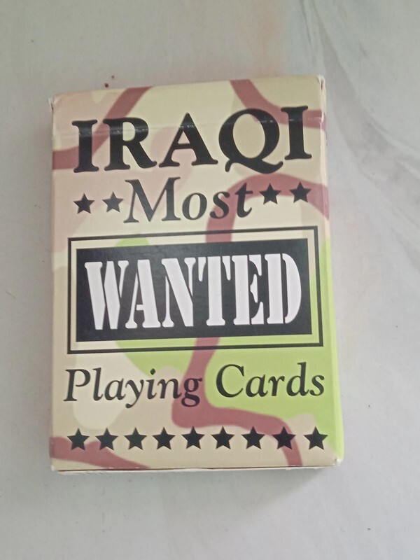 Iraqi most wanted playing cards | eBay
