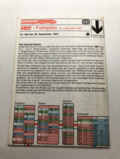 DB 1981 Schweizer Zugfahrplan [Schweiz]