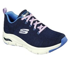 Skechers / COMFY WAVE / Woman's / Arch Fit / Machine Washable / Navy/Blue