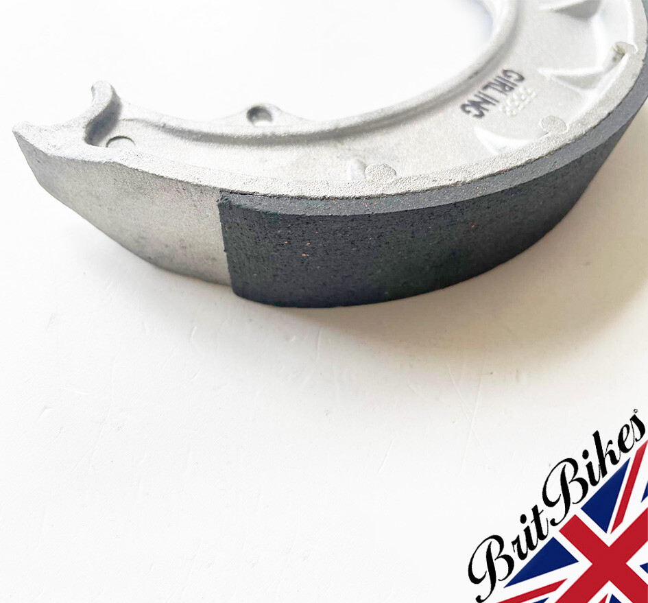 Bsa Bremsschuhe 8" Halbe Breite Vordere Nabe 67-5558 A7 A10 Rakete