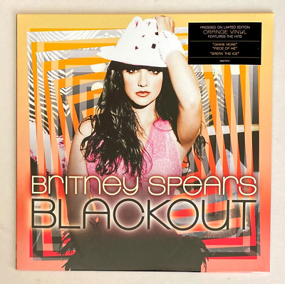 BRITNEY SPEARS * BLACKOUT * LIMITED EDITION ORANGE VINYL * BN&M! * GIMME MORE