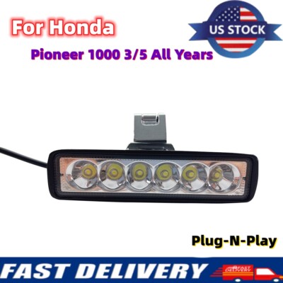 For Honda Pioneer 1000 3 or 5 Seat Plug-N-Play Auto Backup Light High Mount Kit