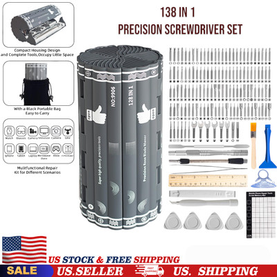 138 in 1 Precision Screwdriver Set Professional Magnetic Repair Tool Kit DIY USA