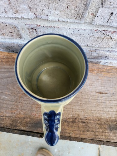 Gmunder~Keramik~Pottery~Austria~Stein~Mug~GK~Delft~Blue~Artisan - Picture 5 of 7
