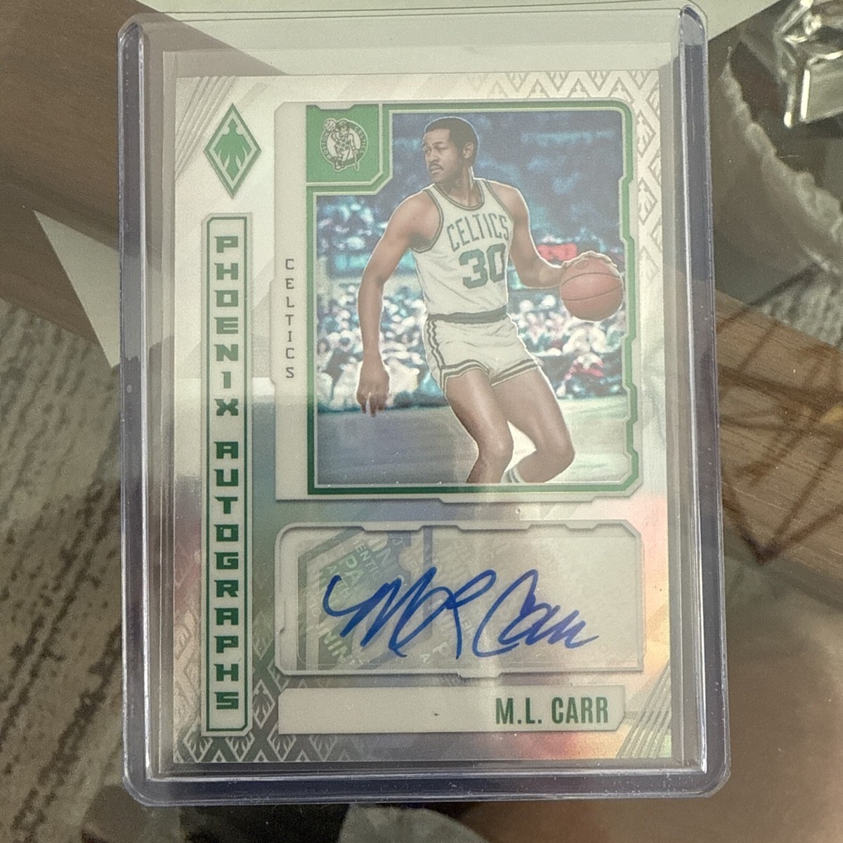 2023-24 Panini Phoenix M.L. Carr #PA-MLC Phoenix Autographs Silver