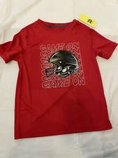 All In Motion Boys Shirt M 8 Sports Red NWT
