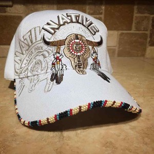 native american beaded baseball caps
