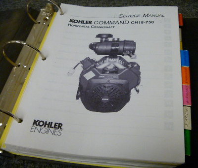 Kohler Command CH740 CH745 Horizontal Engine Shop Service Repair Manual