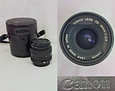 Canon FD 28mm Wide Angle Lens 1:2.8 With Case J3491