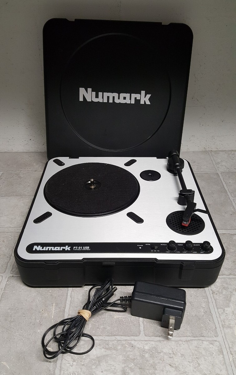 Numark PT01 portable turntable 改造済 Numark PTO1: Portable Turntable With Built-In Crossfader - DJ