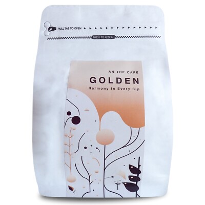 An The Cafe - Golden - Vietnamese Blended Ground Coffee and Whole Bean
