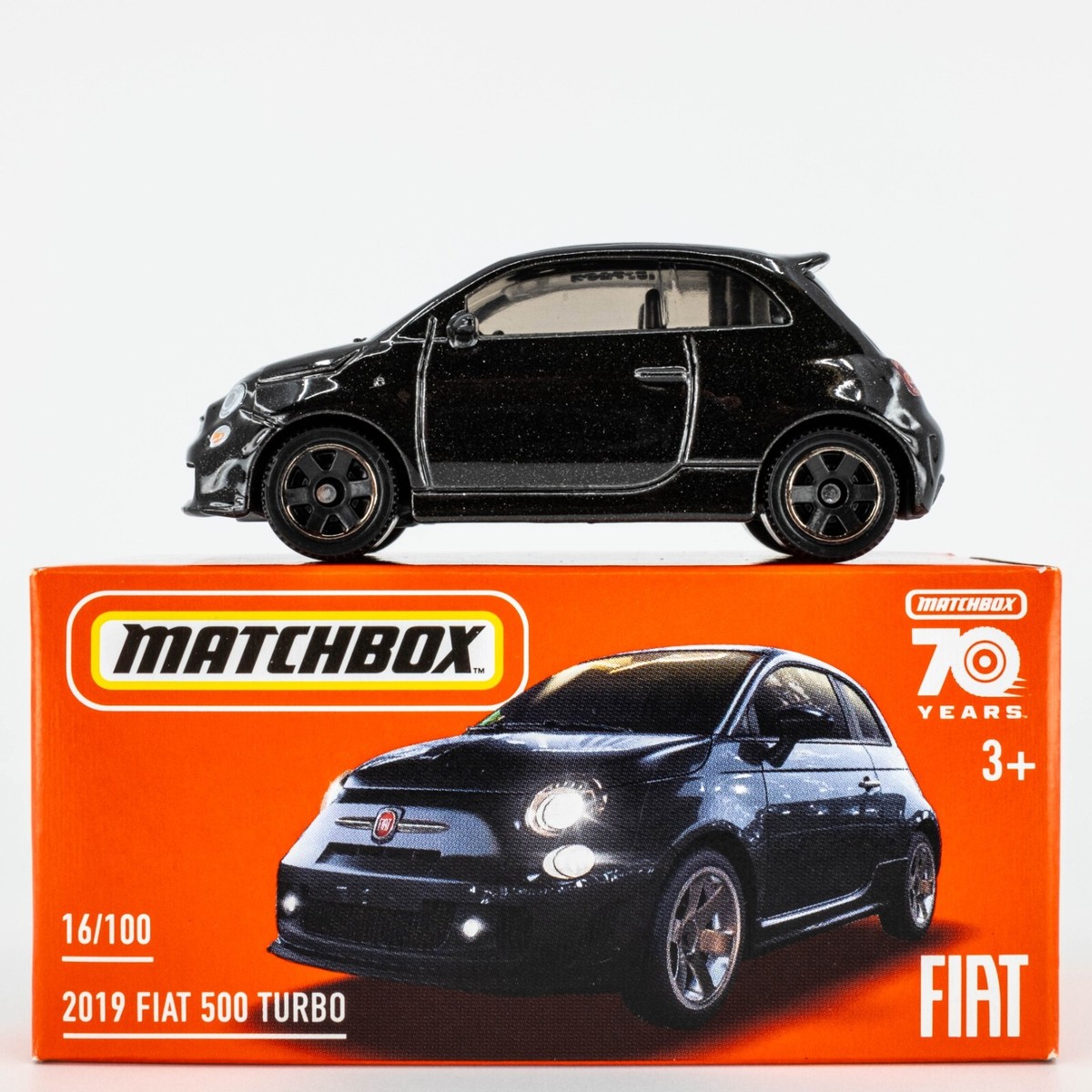 2023 Matchbox Power Grabs #16 2019 Fiat 500 Turbo BLACK | FSB | eBay
