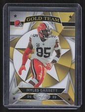 2023 Panini Certified Myles Garrett Gold Team Holo Insert Browns GT-6