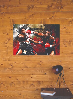 MIKE TYSON KNOCKOUT HIGH QUALITY PHOTO PRINT READY TO HANG S16 | eBay