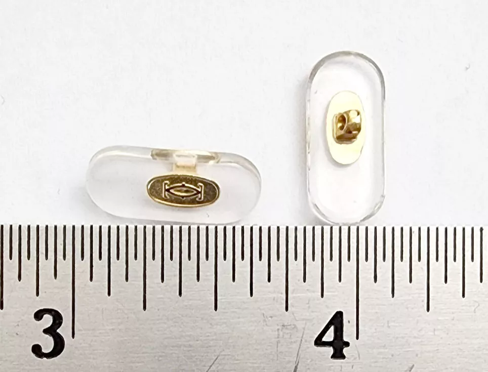 NEW Cartier Glasses Nose Pads Replacement Big Size Gold Silver