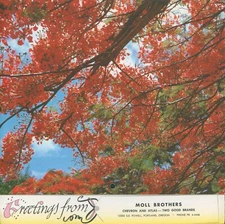 Chevron Gas Station 1955 Calendar Moll Brothers Portland OR Atlas Chevron Y1