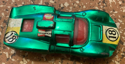 CHAMPION 18 CHAPARRAL 2D 2 D LE MANS CHROME Green RAR! France 60s 50s A43 1:60
