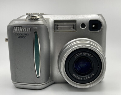 Nikon Coolpix E4300 Camera 8-24mm 1:2.8 - 4.9 Untested for parts/repair