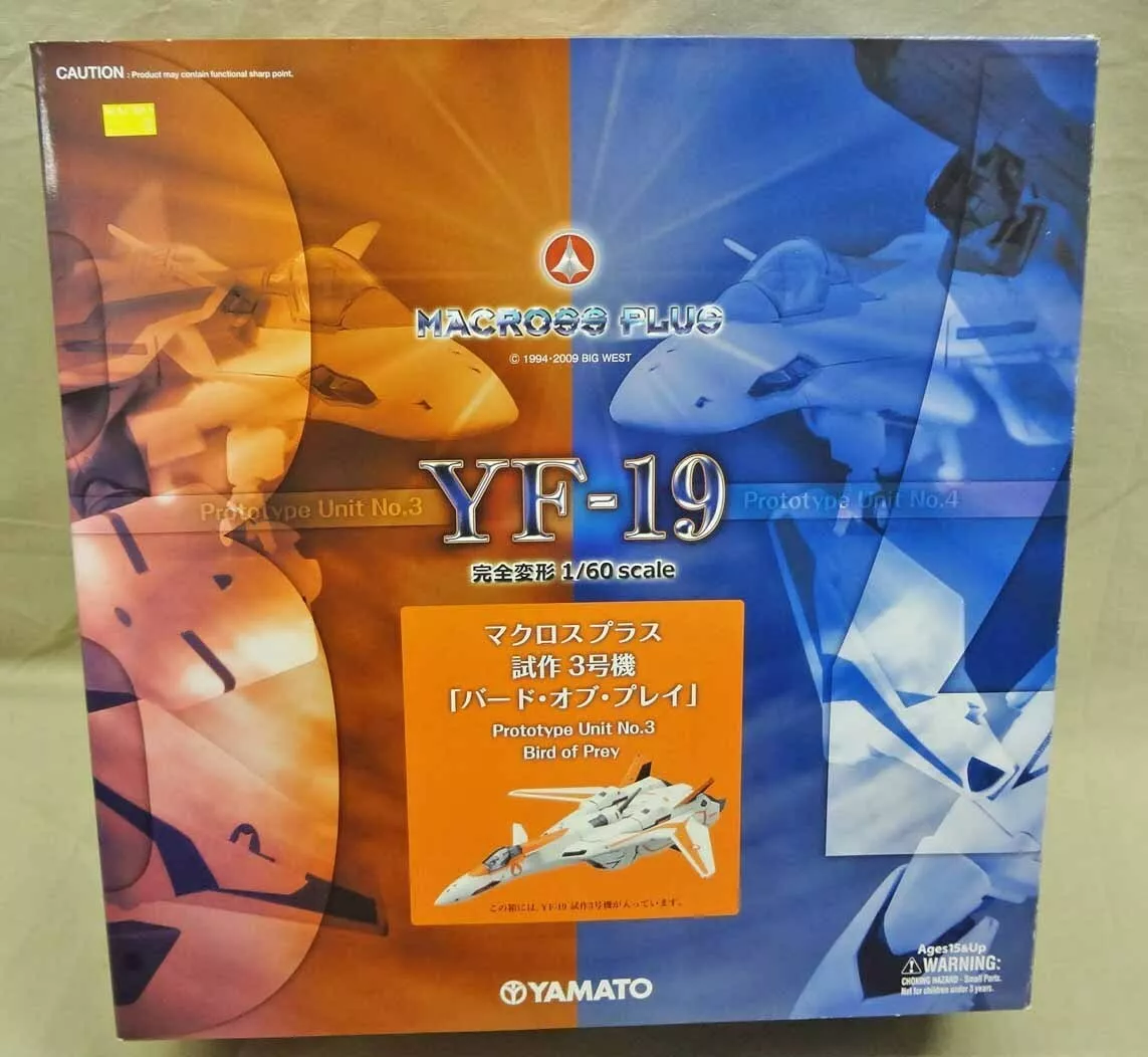 YAMATO Macross Plus 1/60 Perfect Transform YF-19 Prototype Unit 3 Bird of Play