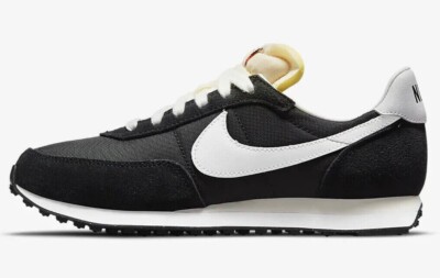Nike Waffle Trainer 2 (GS) Big Kids Shoes White-Black