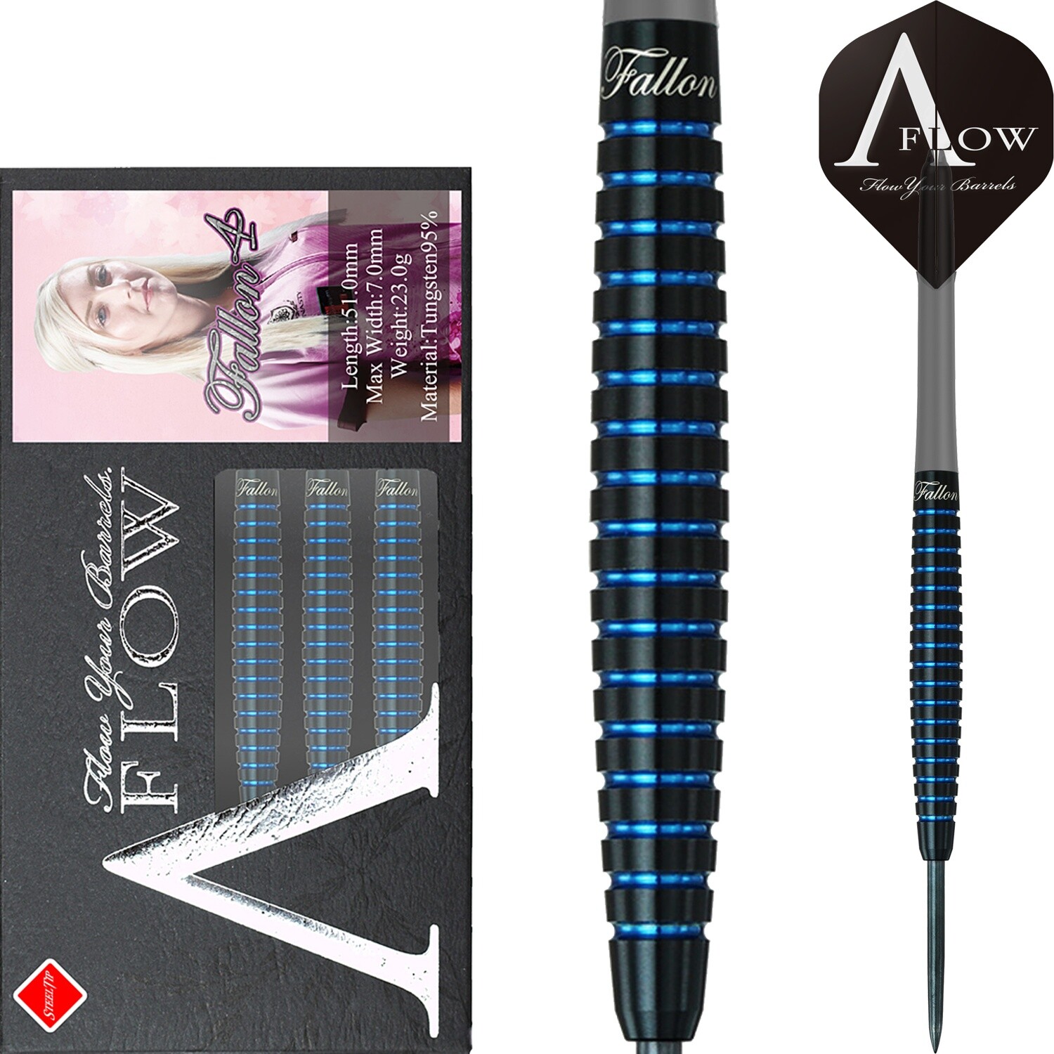 Dynasty - A-Flow Black Line - Fallon Sherrock 4 - Steeldart