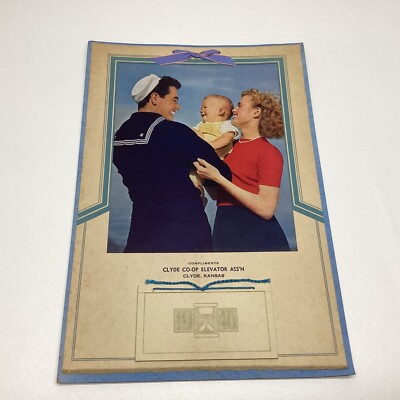 Vintage Calendar 1946 Advertising  clyde co-op  elevator  (OBO)