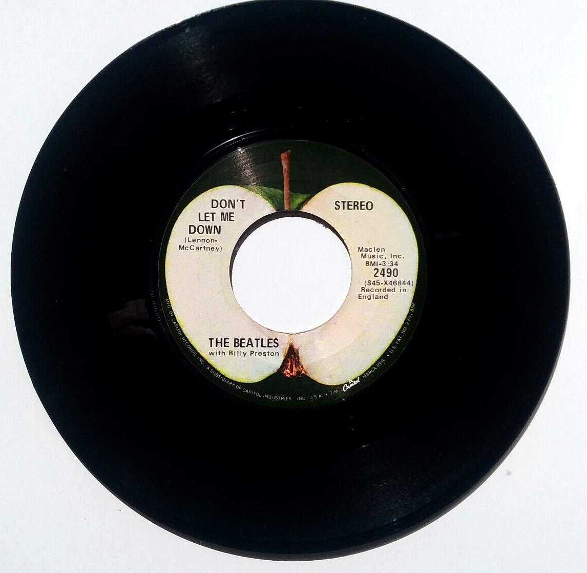 THE BEATLES - Get Back / Dont Let Me Down - Vinyl 45 rpm 1969
