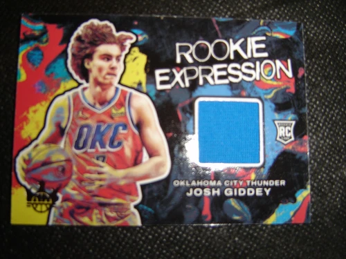 2021-22 Panini Court Kings Josh Giddey Rookie Expression Jersey Rookie Card